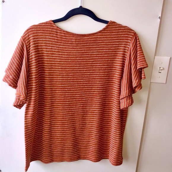 Burnt Orange Tee by W5 - Picture 2 of 2